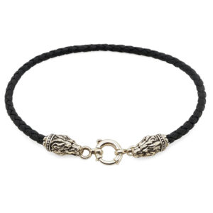 Lederkette "Aslan" mit Löwenkopf